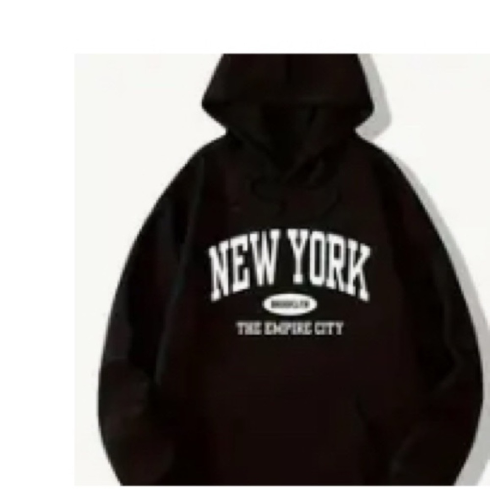 Black hoodie sweater color black women